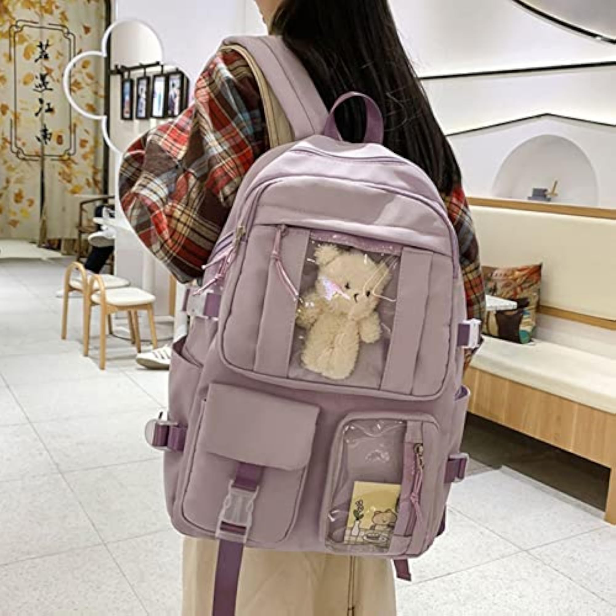 Women's Lightweight Waterproof Urban Backpack for Travel